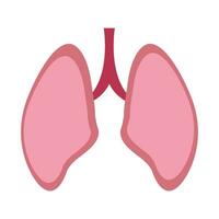 lungs icon logo vector design template