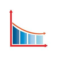 drop chart icon logo vector design template