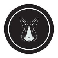 rabbit icon logo vector design template