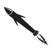 rocket icon logo vector design template