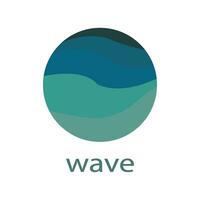 Water wave Logo Template vector