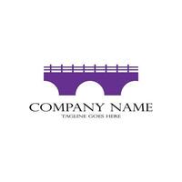 bridge Logo Template vector icon