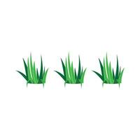 Grass logo vector template