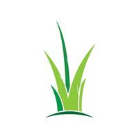 Grass logo vector template