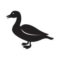 plantilla de diseño de vector de logotipo de icono de pato