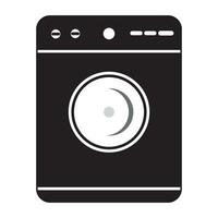 Lavado máquina icono logo vector diseño modelo