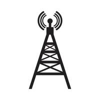 signal transmitter icon logo vector design template