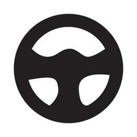 steering wheel icon logo vector design template