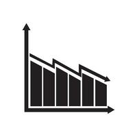 drop chart icon logo vector design template