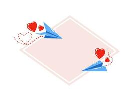 Valentines Day Heart Background Illustration vector