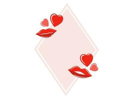 Frame Background Valentines Day Illustration vector