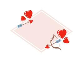 Valentine Day Frame Background Illustration vector