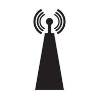signal transmitter icon logo vector design template