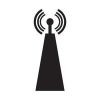 signal transmitter icon logo vector design template