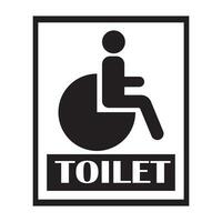 toilet icon logo vector design template