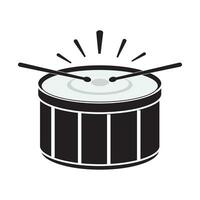 drum icon logo vector design template