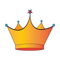 crown icon logo vector design template