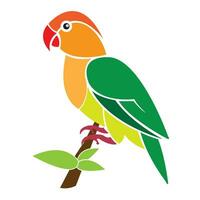 pájaro icono logo vector diseño modelo