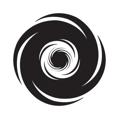 vortex icon logo vector design template