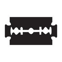 razor blade icon logo vector design template