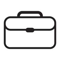 suitcase icon logo vector design template