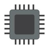 processor icon logo vector design template