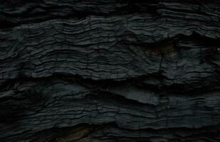 ai generado antiguo Clásico rústico Envejecido antiguo de madera textura oscuro negro madera antecedentes foto