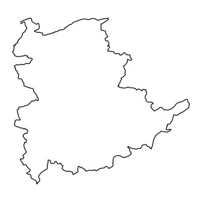 Shan state map, administrative division of Myanmar. Vector illustration.