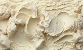 AI generated cream texture, yogurt texture, top view photo