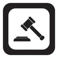 court icon logo vector design template