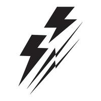 lightning icon logo vector design template