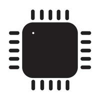 processor icon logo vector design template