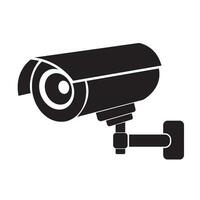 cctv cámara icono logo vector diseño modelo