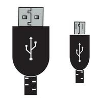 datos cable icono logo vector diseño modelo