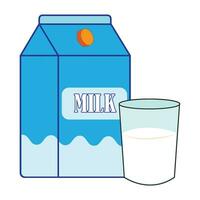 milk icon logo vector design template