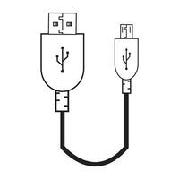 data cable icon logo vector design template