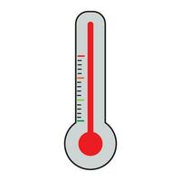 thermometer icon logo vector design template