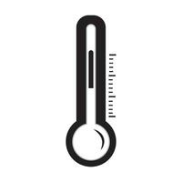 thermometer icon logo vector design template