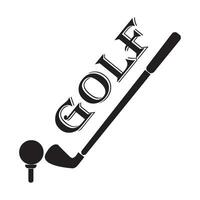 golf icono logo vector diseño modelo