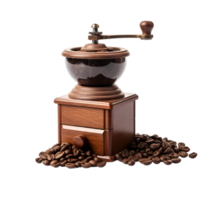 ai généré café broyeur sur transparent Contexte png image