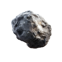 ai generado asteroide en transparente antecedentes png imagen