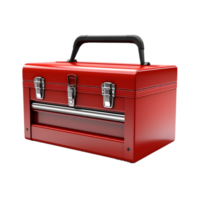 AI generated Toolbox on transparent background PNG image