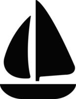 boat or ship icon in flat trendy style. isolated on use symbol for sports Sailboat sign. vector for apps and website