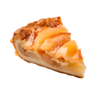 AI generated Apple Pie Slice on transparent background PNG image