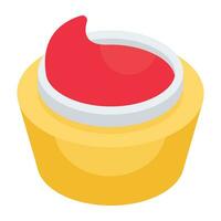 Perfect design icon of cream jar vector