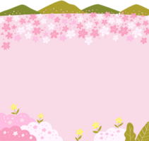 pink background of spring png