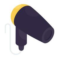 Perfect design icon of hairdryer vector