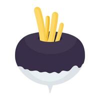 Vector design of fries, isometric icon