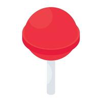 A unique design icon of lollipop vector