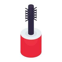 A beautiful design icon of mascara vector